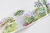 Mushroom Washi Tape Japanese Masking Lined Deco Tape 40mm x 3M A13160