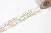 Flower Masking Washi Tape 15mm x 5M A10639