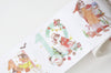 Cute Girls Washi Masking Tape Lined Paper Tape 40mm x 3M A12801