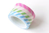 Rainbow Washi Tapes Skinny Tape 4 Rolls A Set  6mm Wide x 5 Meters A12807