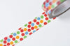 Lovely Dots Washi Tape 15mm Wide x 5M Roll A12228