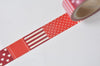 Love Heart Washi Tape/Masking Tape 15mm Wide x 2 Meters A13275