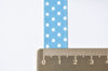 Blue Washi Tape With White Polka Dots Masking Tape 15mm x 5M Roll A13005