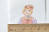 Kitten Washi Tape Lined Scrapobooking Tape 50mm Wide x 3 Meters Long Roll A13145