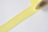 Lemon Color Stripes Deco Adhesive Washi Tape 15mm Wide x 10M Roll A12334