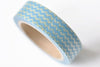 Blue Chevron Wave Washi Tape 15mm Wide x 3M Roll A13161