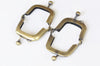 Mini Purse Frame Bronze Handle Purse Frame 4cm (1 1/2")