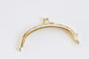 11cm ( 4 ") Half-Round Gold Purse Frame