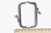 8.3cm Gunmetal Glue-In Mini Purse Frame 8.3cm x 3cm (3 1/2" x 1")