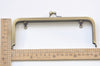 20cm  ( 8") Brushed Brass Purse Frame Clutch Bag Making