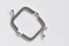 5.5cm Matte Silver Purse Frame Mini Coin Purse Frame 5.5cm x 3.5cm