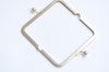 15.5cm Matte Gold Purse Frame Glue-In Style 15cm x 8.5cm ( 6" x 3 1/3")