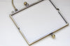 20cm (8") Brushed Bronze Purse Frame Brushed Brass Bag Hanger Side Opening Come With Screws 20x9cm