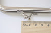 10cm (4.1") Silver Purse Frame Glue-In Style 10x5cm