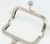 4" ( 11cm) Purse Frame Big Ball Head Clutch Purse Frame With Screws