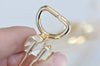 17.5cm( 6.8") Light Gold Purse Frame Bag Hanger 17.5x7.5cm