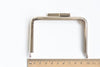 10cm (4.1") Light Gold Purse Frame Mini Bag Frame Glue-In Style 10x7cm