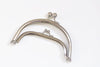 12.5cm (5") Silver Purse Frame Glue-in Style Bag Hanger Double Purse Frame 12.5cm x 7cm