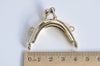 4cm Light Gold Purse Frame Mini Bag Frame