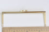 7" Gold Purse Frame Glue-In Purse Frame 18.5cm x 6cm