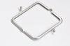 10.5cm Vintage Silver Purse Frame Bag Hanger Glue-In Style 10.5cm x 5.5cm