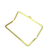 28.5cm Gold Purse Frame With Rectangular Kiss-Lock Glue-In Style