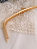 21cm (8") Matte Gold Purse Frame Handbag Wedding Bag Making 21x7.7cm