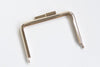 10cm (4.1") Light Gold Purse Frame Mini Bag Frame Glue-In Style 10x7cm