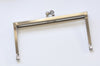 12cm Silver Purse Frame Close Channel Bag Hanger Wedding Bag Glue-In Style 12x6cm