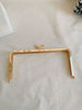 6" Purse Frame Bronze Bag Hanger Glue-In Style 15.5cm x 7.5cm