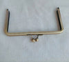 14cm ( 5 1/2 Inch) Bronze Purse Frame Glue-In Style 14cm x 7.5cm