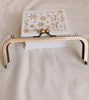 Bronze Metal Purse Frame Clutch Purse Frame 17cm x 6cm