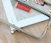 18cm Purse Frame Sewing Handle Purse Frame With Paper Pattern 18cm x 5cm