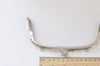 16.5cm( 6 1/2") Retro Silver Purse Frame Glue-In Style 16.5cm x 7cm