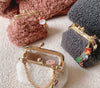 Mini Bag Purse Frame Kisslock Glue-In Style Bag Clip 8cm x 3.8cm