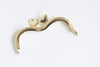 3 1/2" ( 9cm) Gold Purse Frame Bag Hanger 9cm