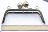 17.5cm Bronze Metal Purse Frame With Large Kisslock Clutch Purse Frame Come With Screws 17.5cm x 6.5cm