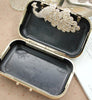 18cm Box Purse Frame Clutch Bag Leaves Peacock Kiss Lock Glue-In  With Paper PatternPick Color