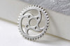 Antique Silver Gear Charms Steampunk Pendant 23mm Set of 20 A7979